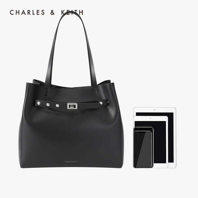 CHARLES＆KEITH Новинка на Лето2020 CK2-31190030 Женская сумка Большая плечо Стильная Молния