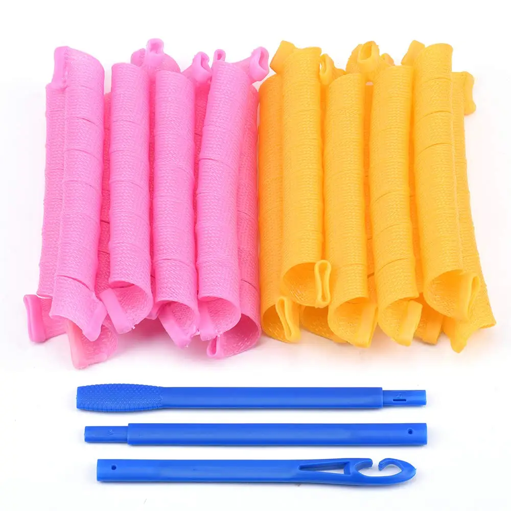 Волшебные бигуди спиральки для Curlerst щипцы завивки волос Ролики Набор укладки