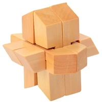 creative 3d diy kongming lock toys chinese traditional unique wooden puzzles classical intellectual cube educational toy