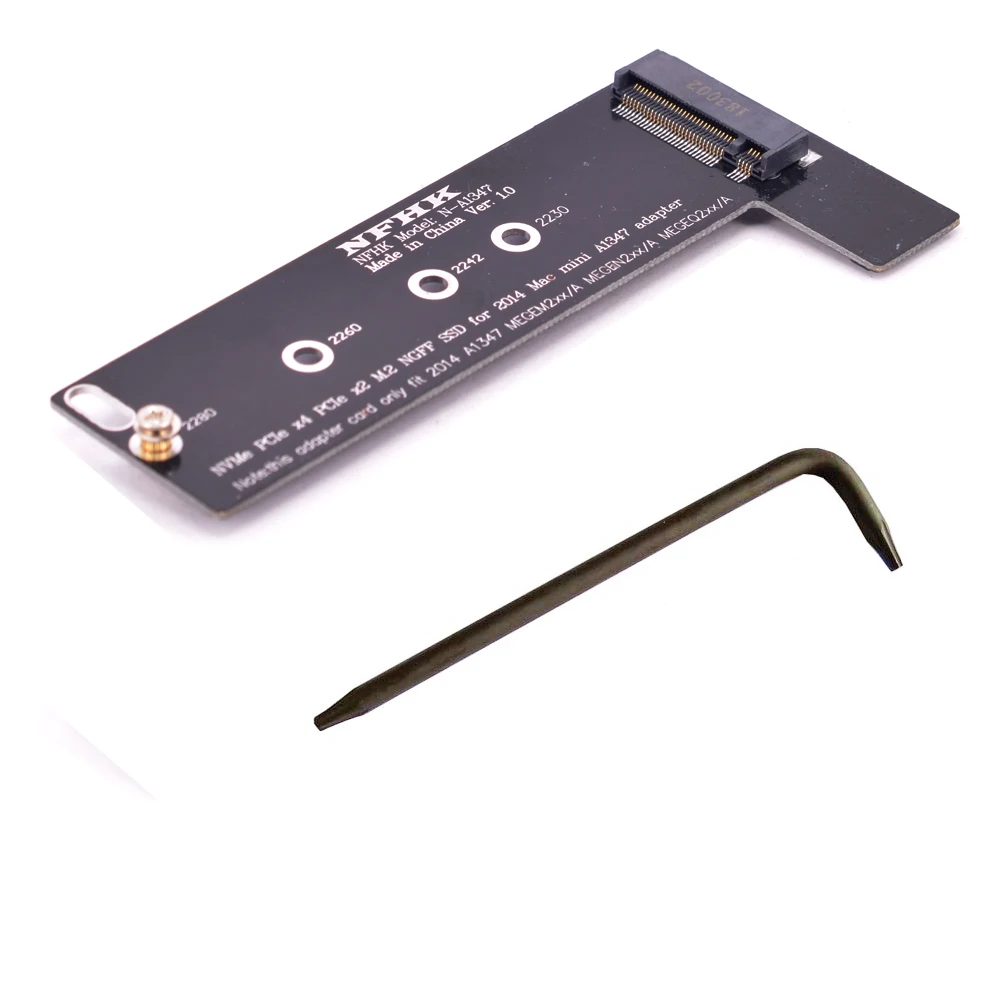 M key NVMe M2 SSD для применения Mac Mini 2014 A1347 MEGEN2 MEGEM2 MEGEQ2 адаптер PCI express NGFF 760P 600P переходная