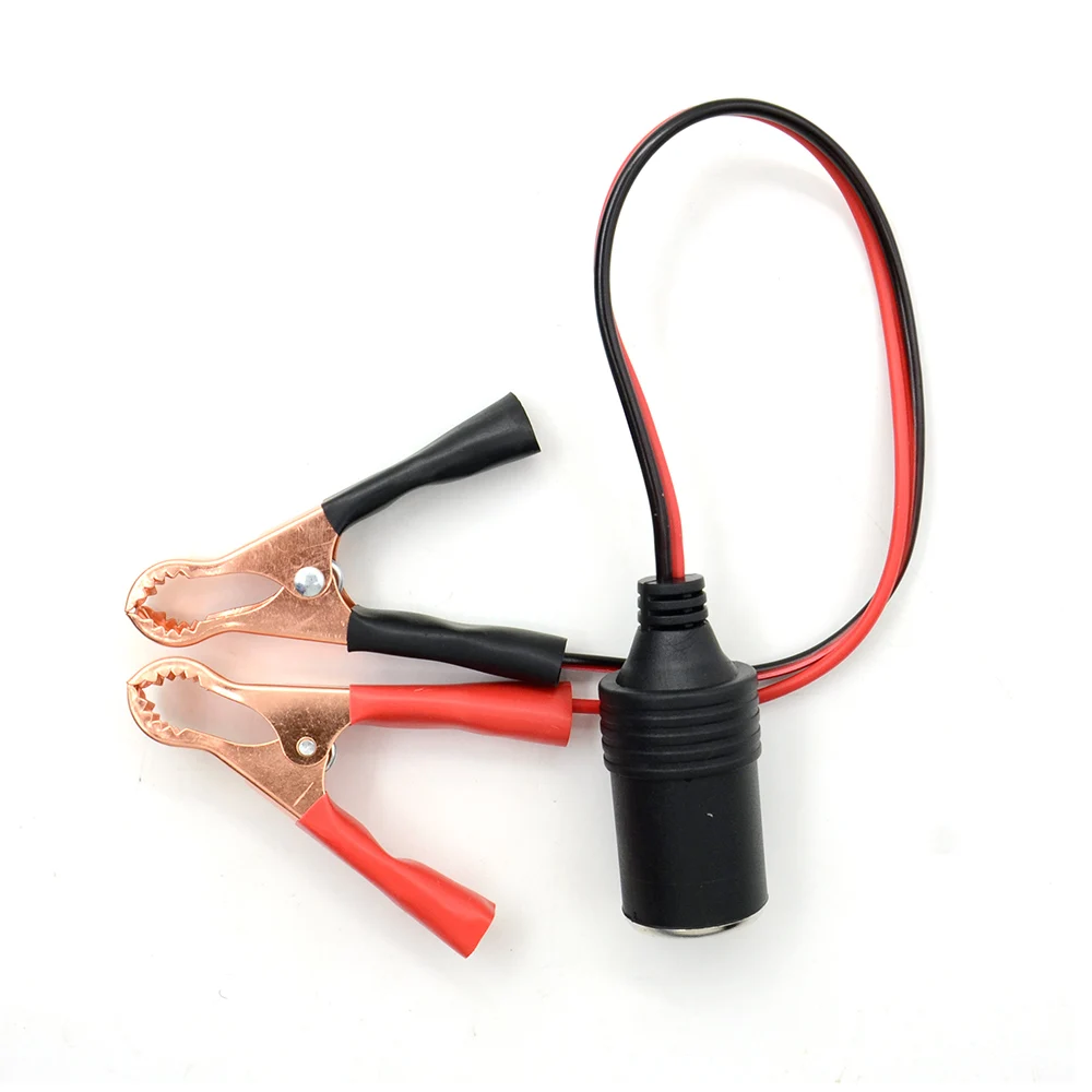 

2021 Brand New 12v Car Battery Terminal Clip-on Cigarette Lighter Power Socket Adaptor Clamp