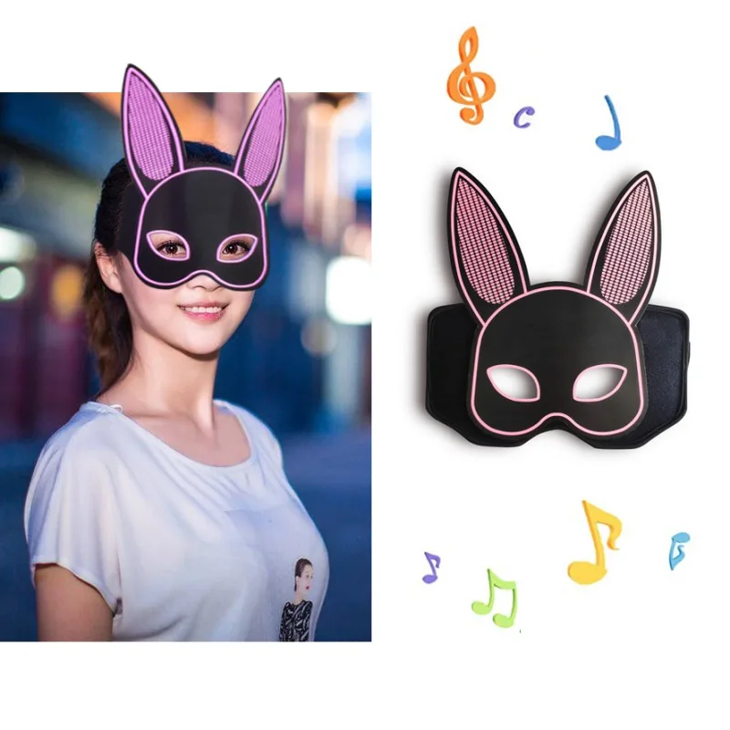 Знак кролика Хэллоуин маска сексуальная DJ музыкальная верхнее лицо покрыты