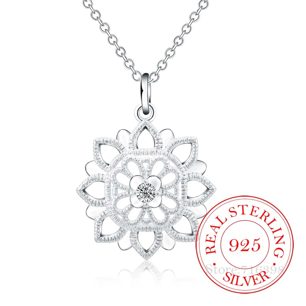 

2020 винтажное Bijoux роскошное Хрустальное открытое ожерелье с цветком для женщин из стерлингового серебра 925 пробы изысканные ювелирные издел...