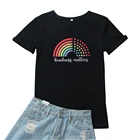 Доброте вопросы женская футболка под искусственные бриллианты, разноцветные стразы образуют форму сердца, топы с рисунком, футболки для женщин Черный Повседневная одежда женская футболка в уличном стиле