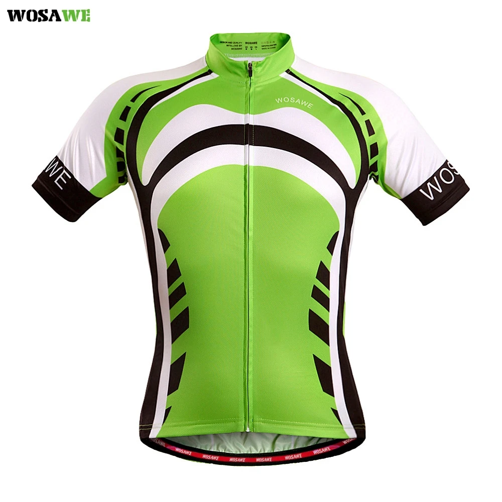 WOSAWE Лето Велоспорт Джерси быстросохнущая Mtb велосипедная одежда короткий Майо