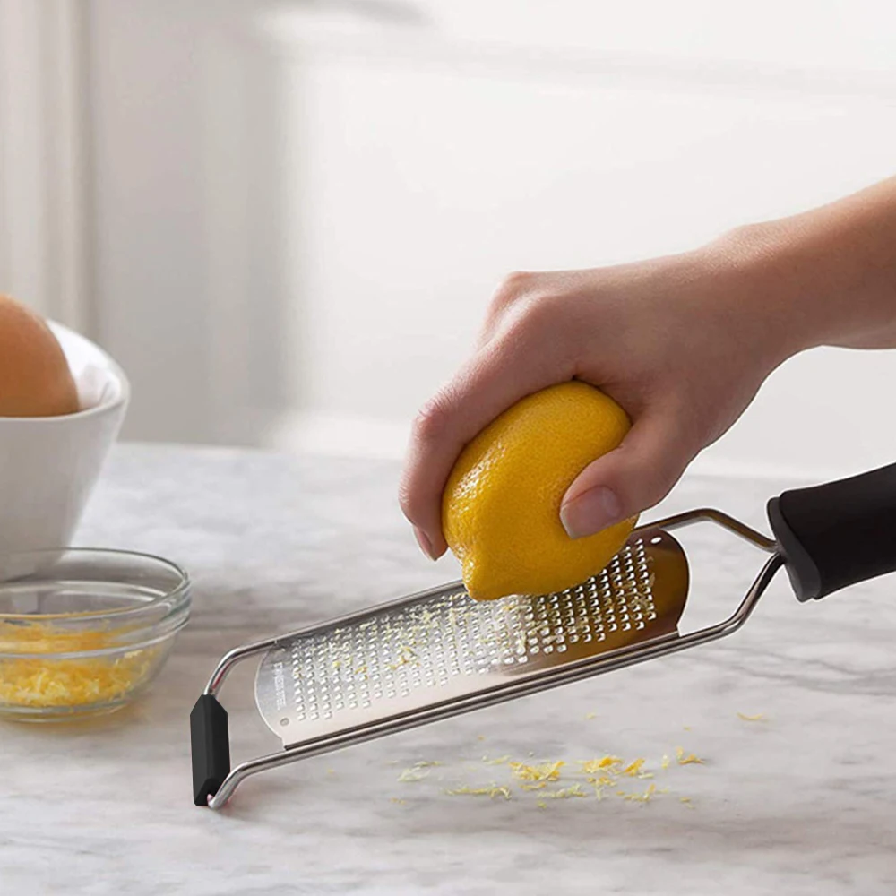 

Citrus Lemon Zester Cheese Grater Stainless Steel Mill Cheese Grater Tools Chocolate Lemon Zester Fruit Peeler Kitchen Gadgets $