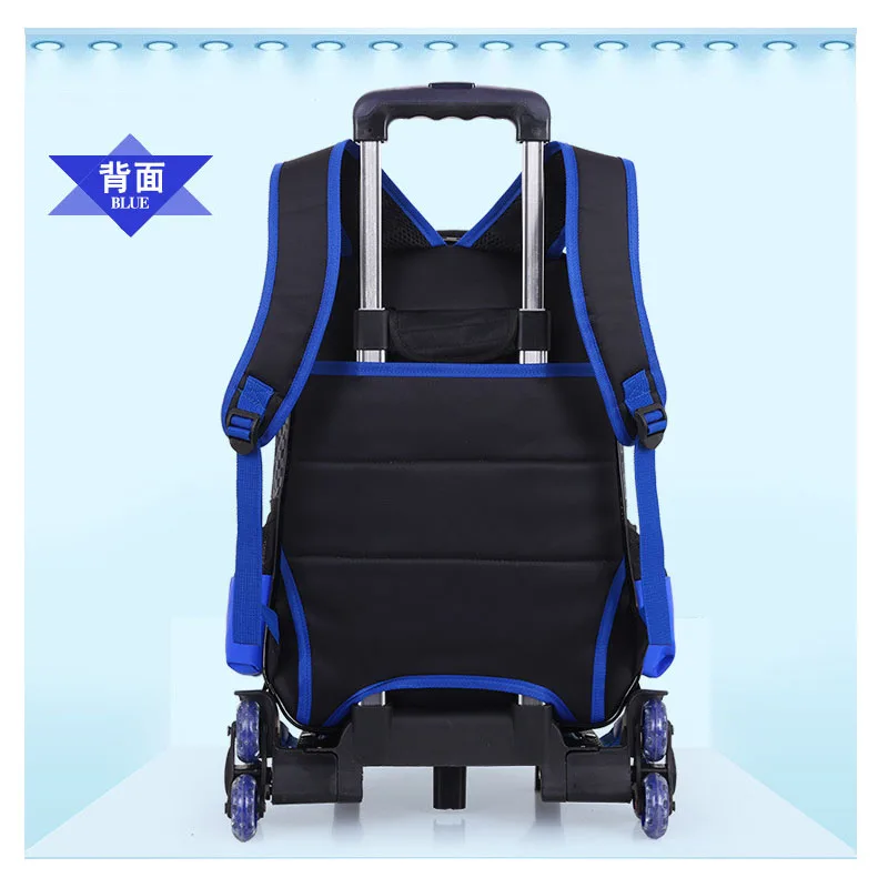 Сумка тележка на колесиках для учеников начальной школы 6 циклов детская