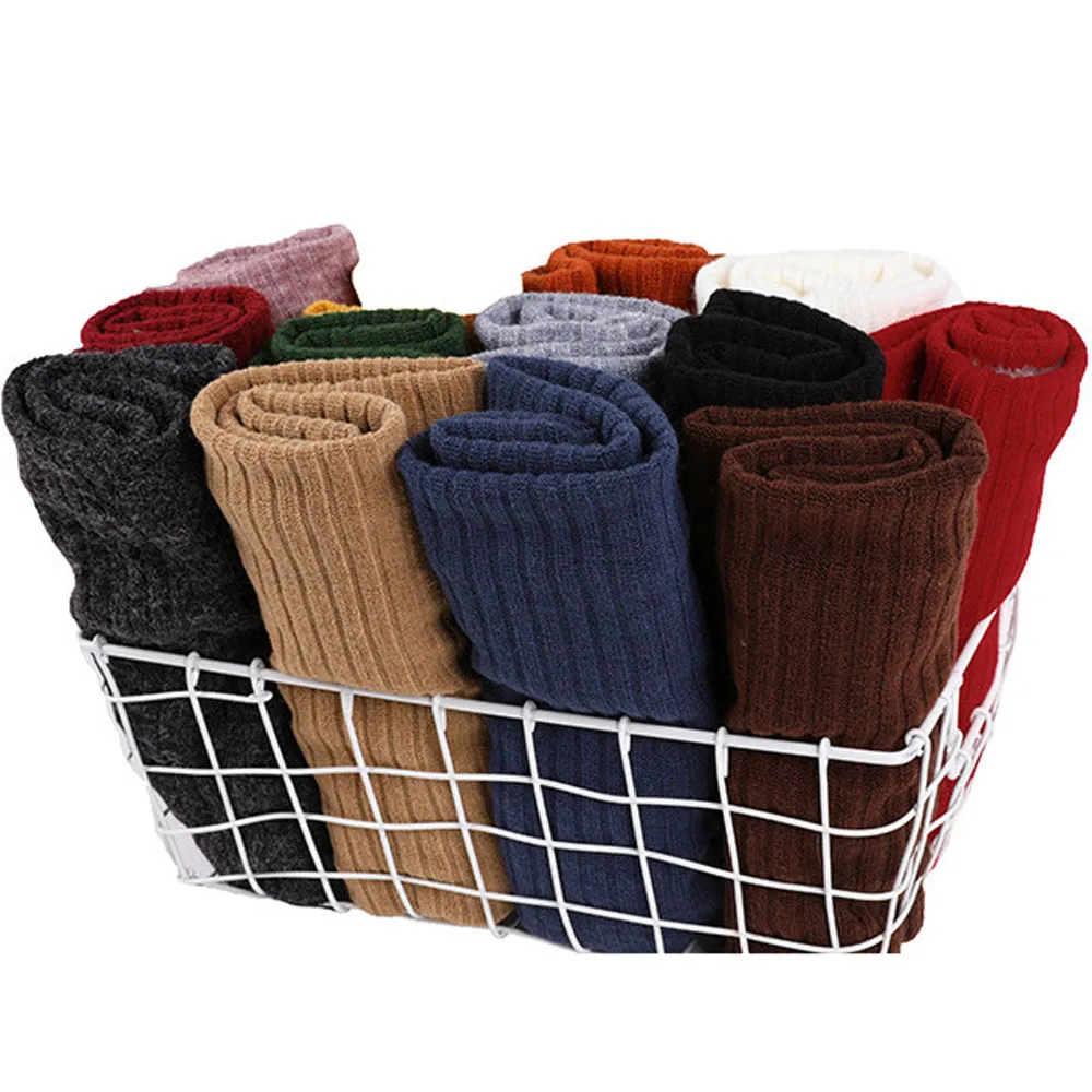 Зимний теплый шарф-труба 2021 флисовый вязаный шарф с круглым кольцом модные