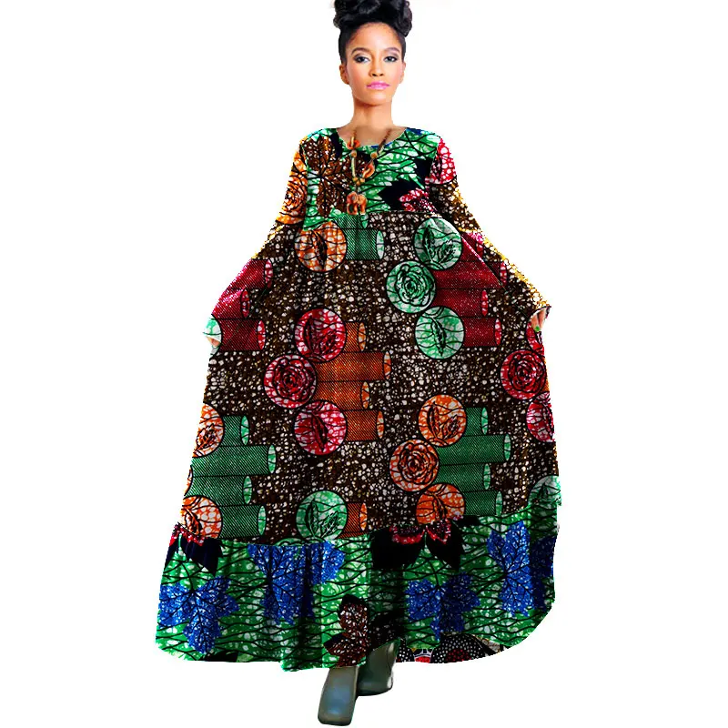 Brw в африканском стиле Одежда традиционная базенская Riche осеннее платье Boho style Robe Femme Макси платье женские Платья Туника Платья WY931 - Цвет: 8