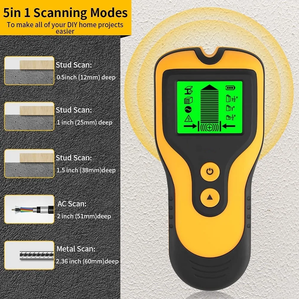 Металлоискатель лазерный дальномер с кабелем для подключения к сети |