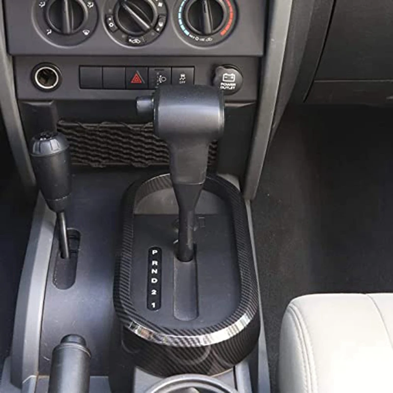 

Gear Shift Panel Trim Cover Frame Bezel for Jeep Wrangler JK JKU Sport X Sahara Rubico 2007-2010 Car Styling