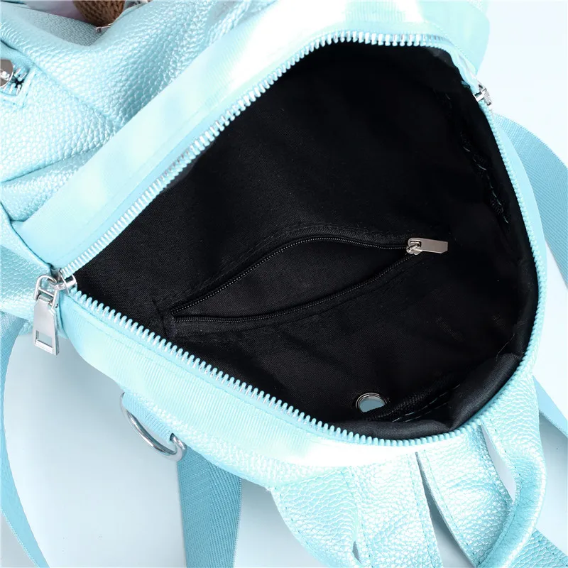 Женские сумки-ракушки ярких цветов, мини-рюкзак для девочек, дорожный рюкзак из мягкой искусственной кожи розового цвета, милые школьные ра... от AliExpress WW