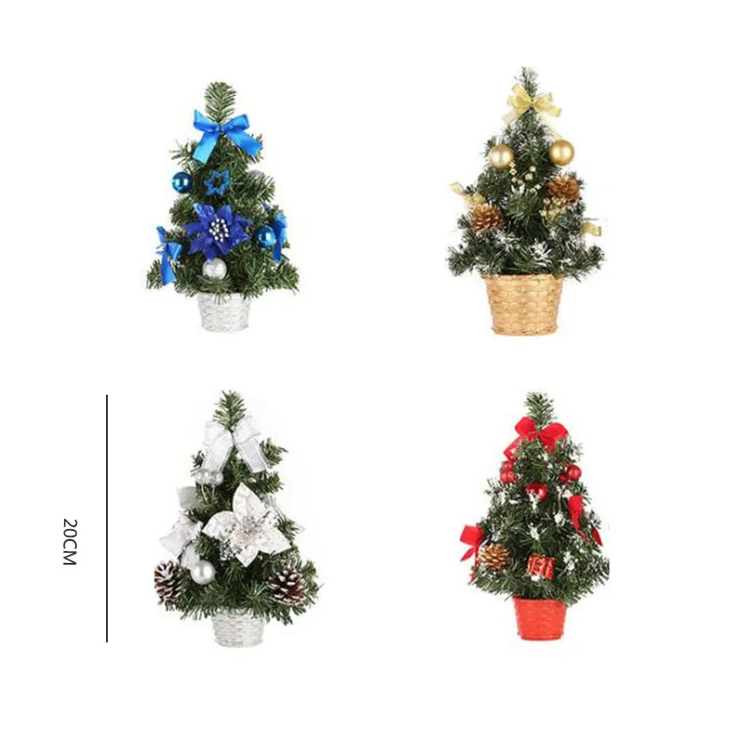 1 шт. 20 см аксессуары для украшения дома искусственная Настольная мини елка