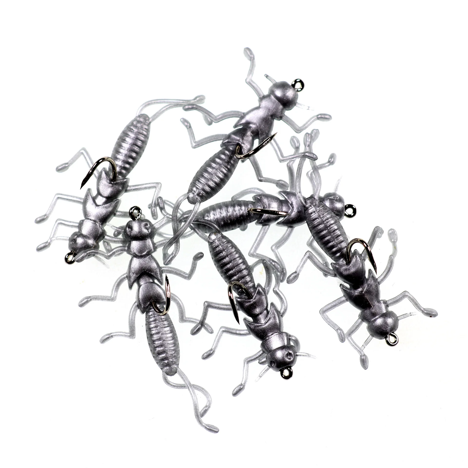 Оптовая продажа 50 шт./лот Новое моделирование Мягкая приманка для насекомых на