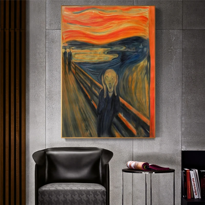 Edvard Munch Cry Классическая абстрактная картина маслом на холсте художественные