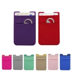 1 шт., держатель для карт, клейкая наклейка, задняя крышка, держатель для карт, женский, мужской держатель для телефона, кошелек, чехол, сумки, карман