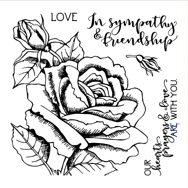 Прозрачные штампы для скрапбукинга сделай сам 14 х14 дюймов