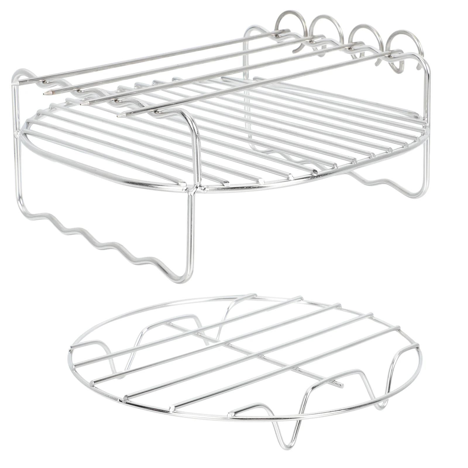 

1 набор из нержавеющей стали, универсальная подставка для гриля, бытовой кронштейн для готовки на пару