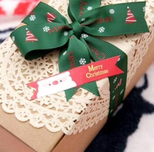 1200 шт./лот Винтажный дизайн флага серии Merry Christmas DIY многофункциональная наклейка