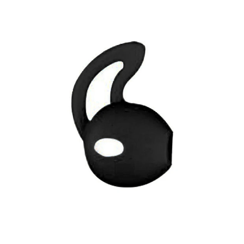 black Left Left Многоцветный для Airpods 2 Bluetooth беспроводная гарнитура Ушная крышка Нескользящие силиконовые наушники-вкладыши анти-потеря силиконовые наушники/один - Цвет: black Left Left