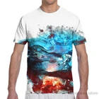 Мужская и женская футболка Subnautica, модная футболка с принтом, топы для мальчиков, футболки, летние футболки с коротким рукавом