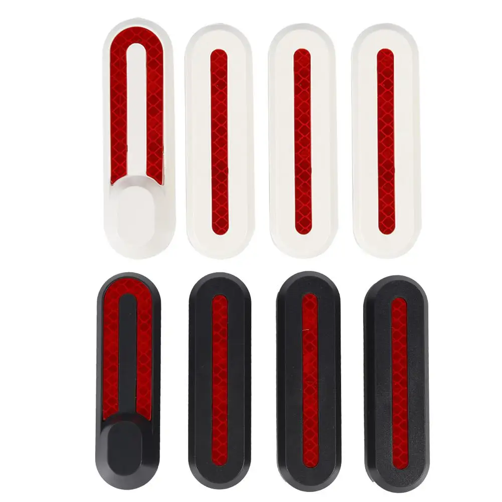 

VODOOL 4pcs Protect Wheel Cover Protect Warn Shell Case Hubs Cap Protective Reflective Stickers for Scooter Accessories