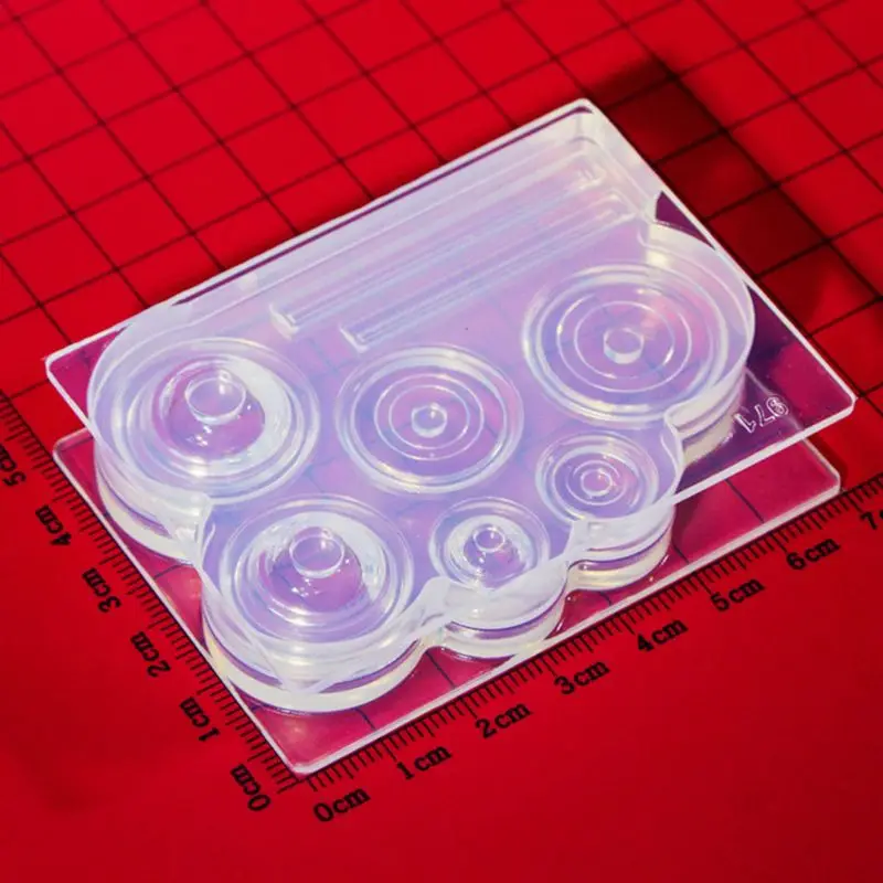 

Free shipping Handmade Silicone Mold Resin Crafts Decorative DIY Hollow Bottle Cup UV Crystal Epoxy Molds