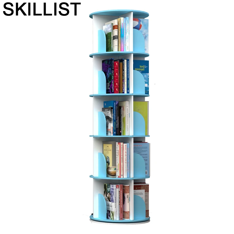 

Vintage Industrial Decor Mueble De Madera Rotate Rotatable Librero Libreria Scaffale Home Furniture Bookcase Book Case Rack