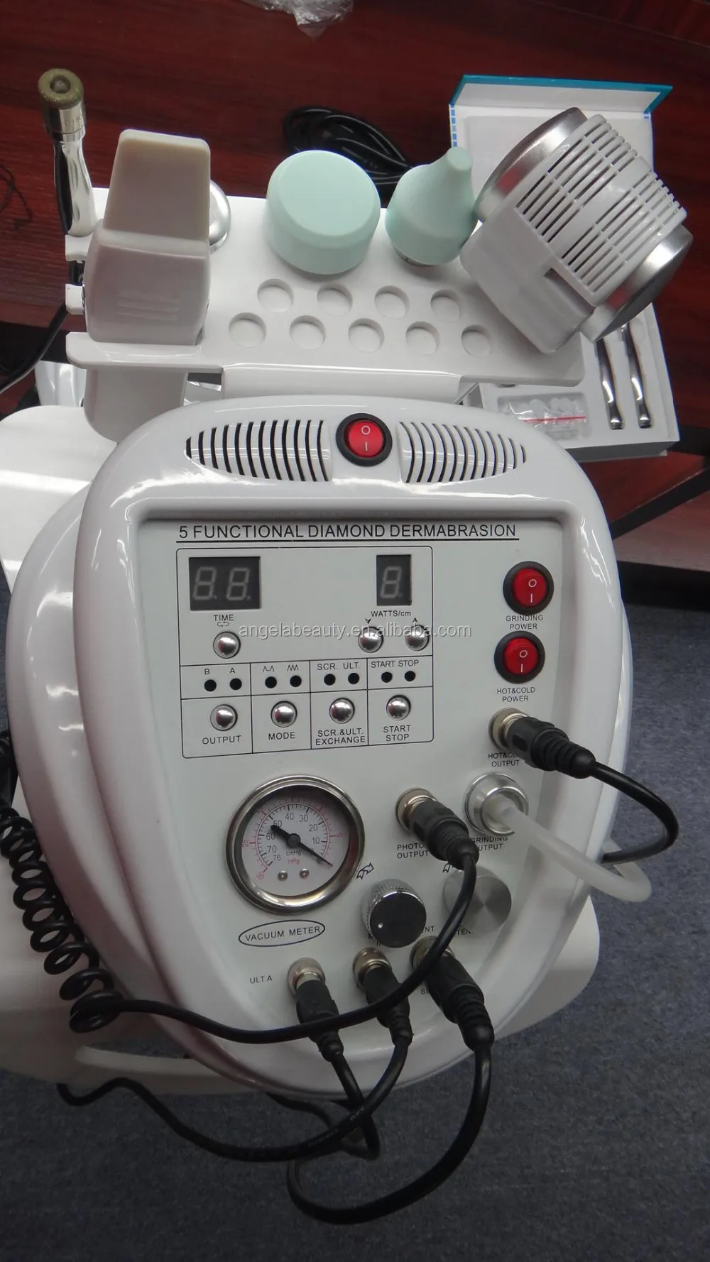 

A0206 Beauty salon/spa face machine galvanic ultrasonic diamond dermabrasion facial cleaning