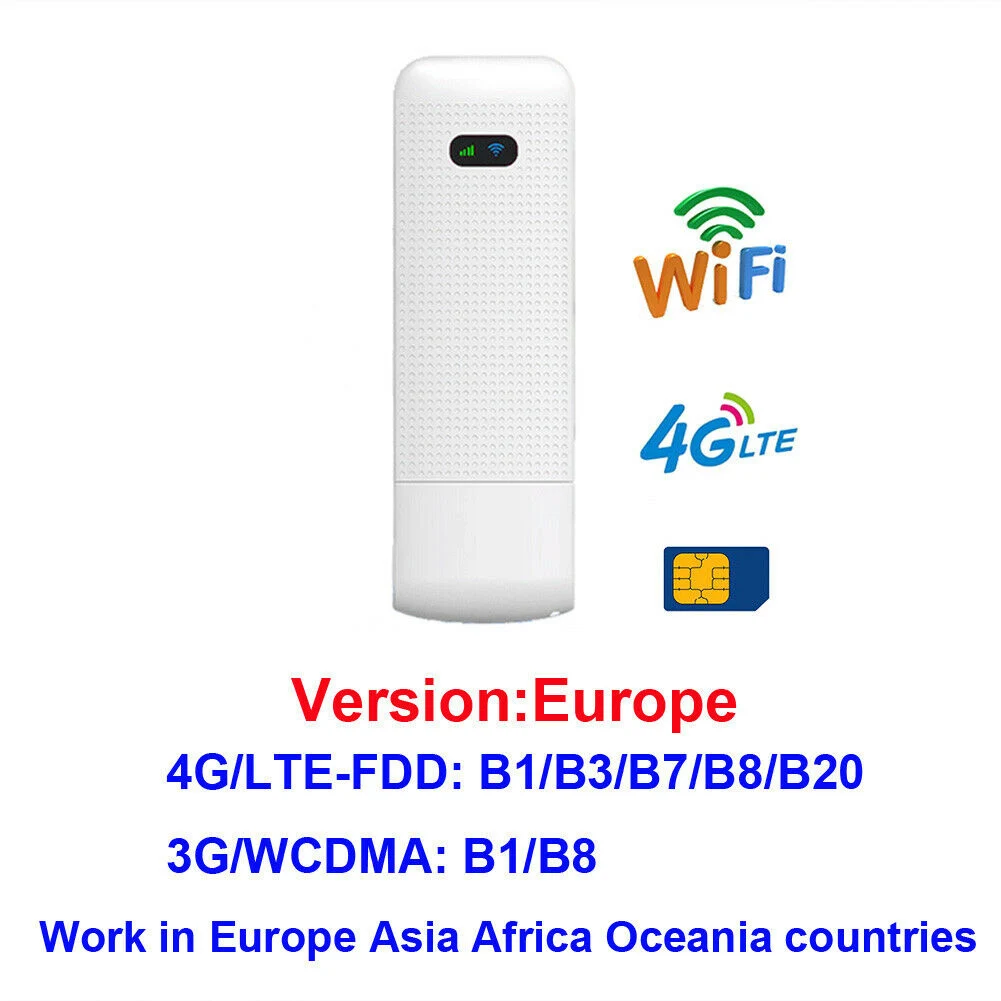 

4G LTE маршрутизатор Mifi 150 Мбит/с WIFI беспроводной маршрутизатор USB модем со слотом для SIM-карты для Iphone смартфона Ipad ПК ноутбука