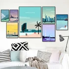 Плакаты и принты с изображением известного города, Лондона, Парижа, пейзажа, картины для дома