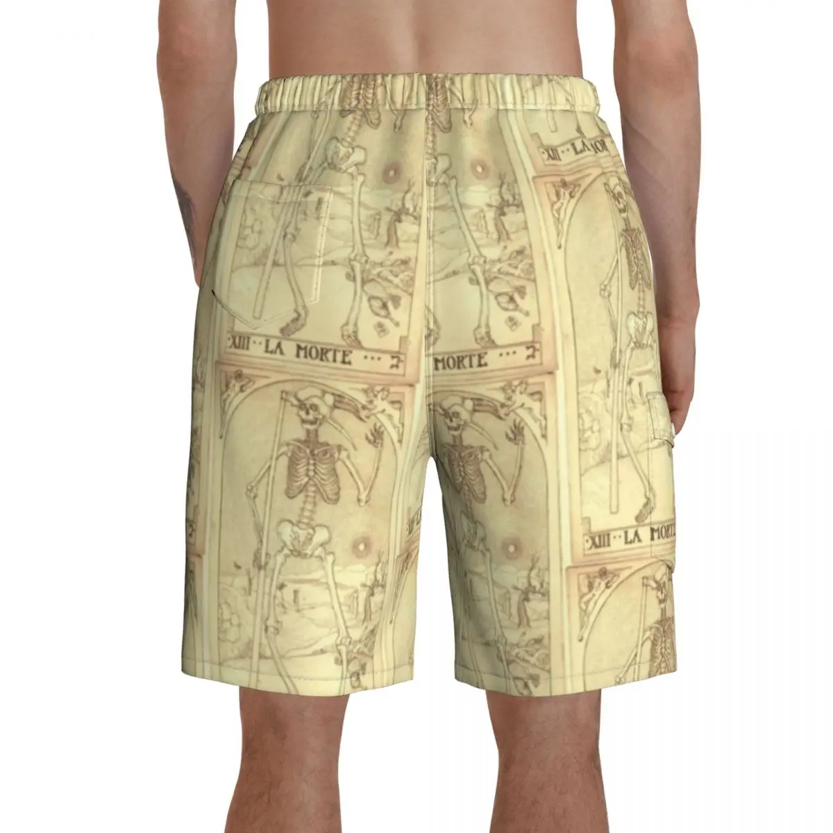 

Tarot Board Shorts Polyester Swimming Trunks Beach Funny Men Swim Trunks
