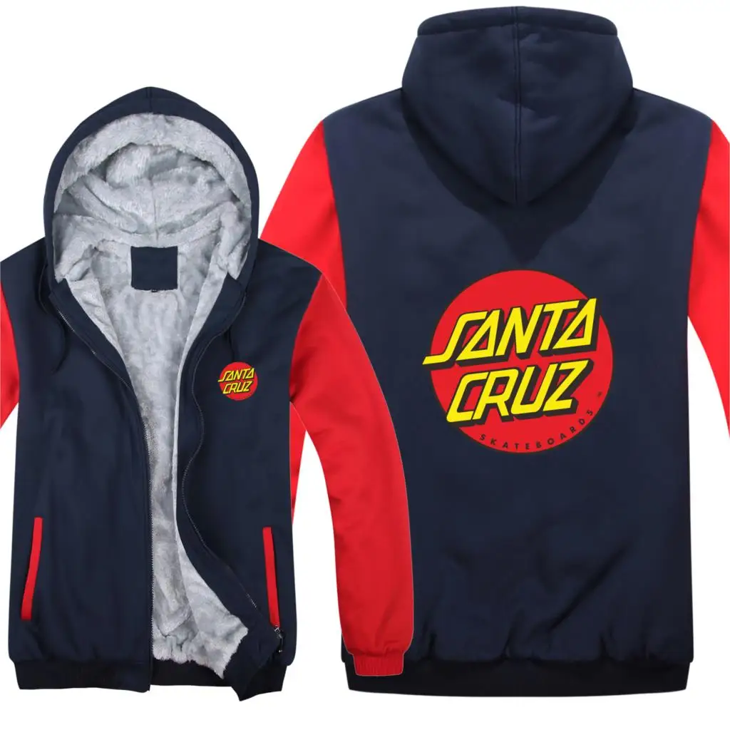 

cruz Hoodies Men Coat Thicken Wool Liner Fleece Sweatshirts Pullover