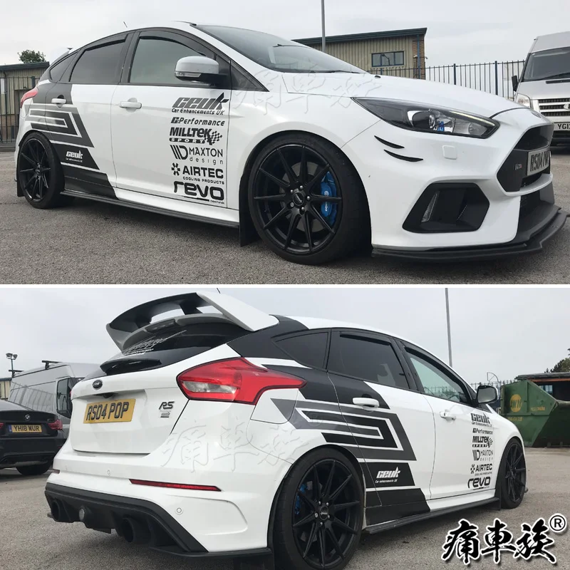 Автомобильные наклейки для Ford Focus- Focus гоночный автомобиль украшение Модифицированная Автомобильная наклейка пленка внешний вид кузова