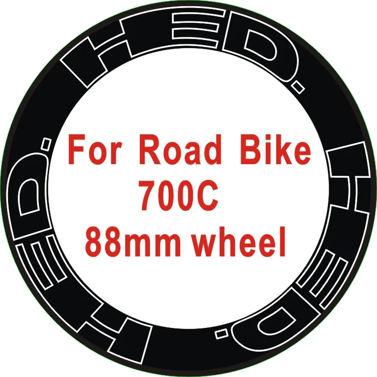 12 шт наружный HED обод колеса брендовая наклейка 2 колеса/Набор дорожный велосипед