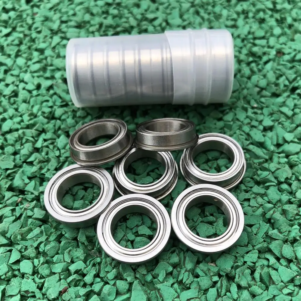 50 шт./лот фланцевый подшипник F6700ZZ F6701ZZ F6702ZZ F6703ZZ F6704ZZ экранированный фланец тонкие стеновые радиальные шарикоподшипники