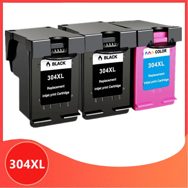 Картридж с чернилами 3PK 304XL новая версия для принтера hp 304 xl deskjet envy 2620 2630 2632 5030 5020 5032