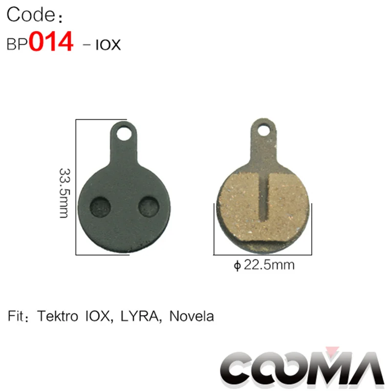 014-IOX 4 пары 8 шт. велосипедные дисковые Тормозные колодки для SHIMANO SRAM AVID HAYES TEKTRO Magura формула и скутер, link-2 - Цвет: 014-IOX