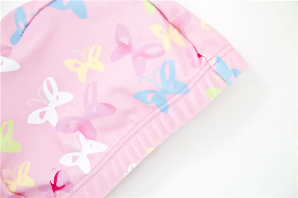 Милая детская шапочка для плавания из спандекса полосатая девочек и мальчиков