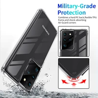 ultra thin airbag shockproof case for samsung galaxy note 20 s21 ultra s20 fe s10 note 10 plus transparent acrylic back cover