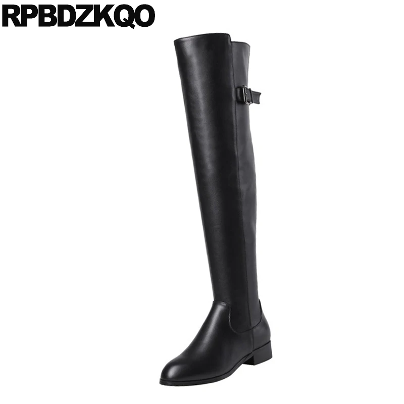 Сапоги женские зимние из натуральной кожи на массивной подошве | Обувь