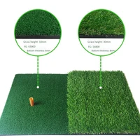 golf practice mat artificial turf nylon turf rubber tee backyard golf outdoor hitting mat durable 40x60cm training pad