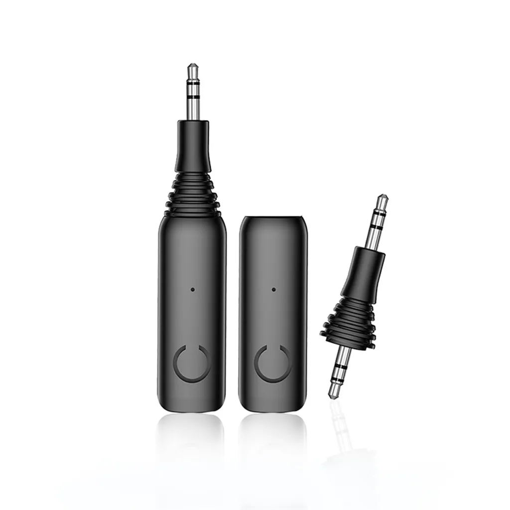 

Wireless Bluetooth 5.0 Car Kit Mini 3.5mm Jack AUX Handsfree Stereo Music Audio Receiver Adapter for Car Headphone Speaker