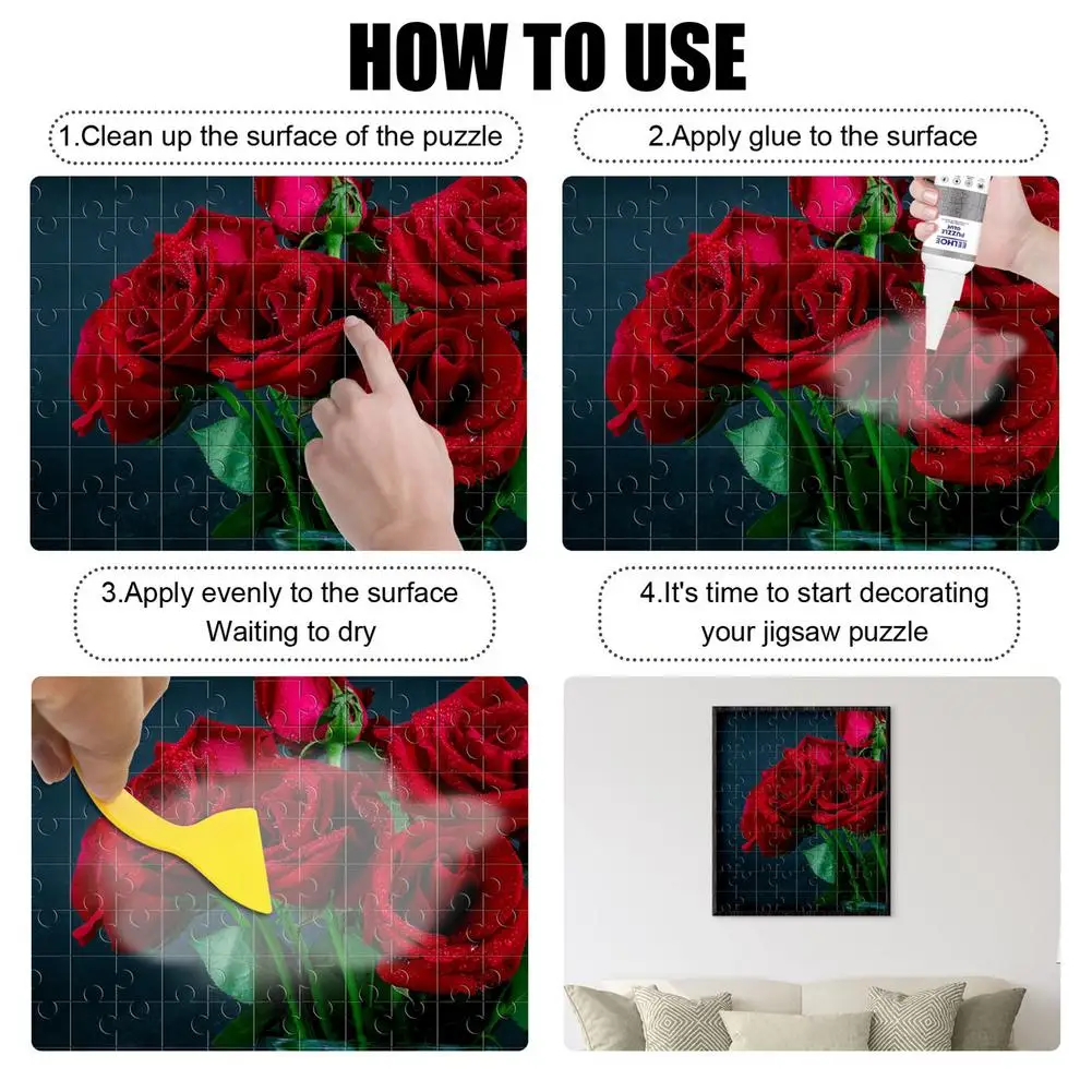 30/50/100 мл быстрое высыхание пазл клей легко наносится нетоксичный прозрачный с