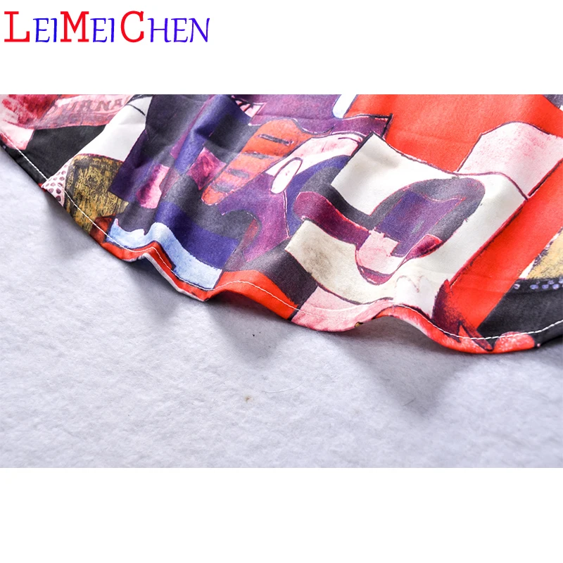 

LEIMEICHEN Graffiti Printed Short Sleeve 2021Summer Turn-down Shirts Hip Hop Streetwear Hawaii Shirt Fashion Couple Tops Tees