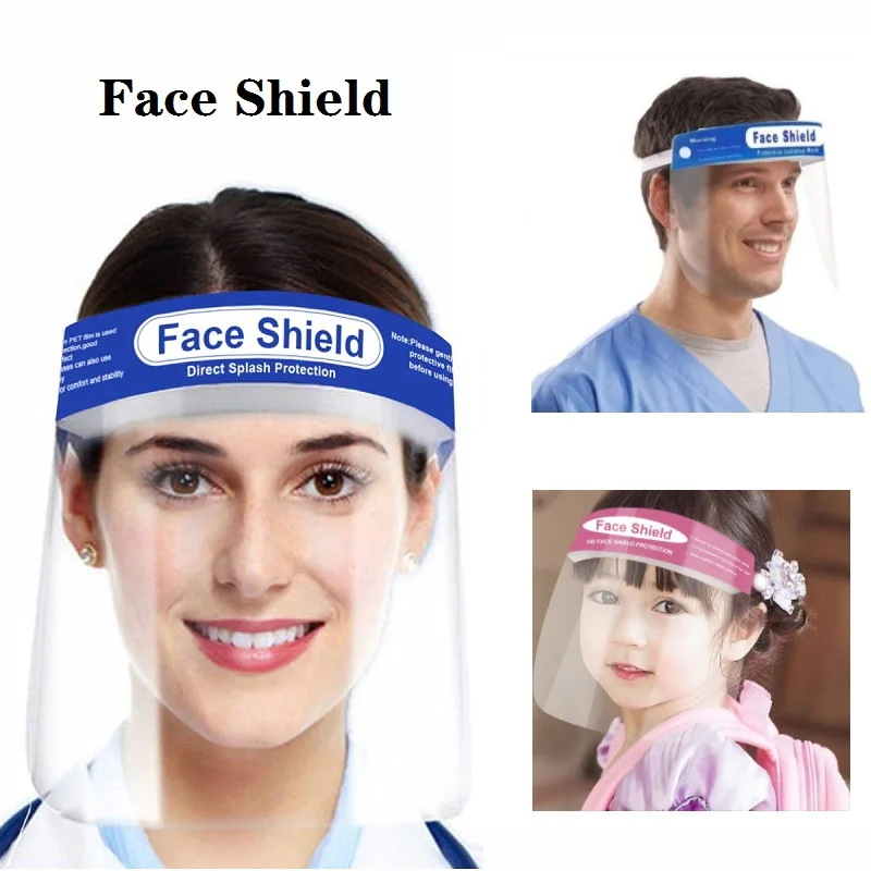 50 шт Анти-туман лицо щит ПЭТ Материал козырек полное брызговик экраны полезные