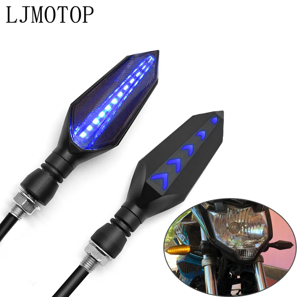 Светодиодная фара Flasher для мотоцикла передний и задний указатели поворота YAMAHA YZ125