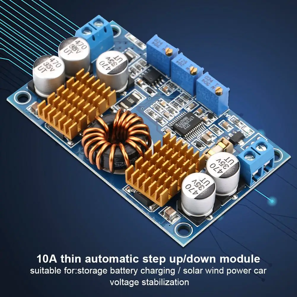 1 шт. DC-DC преобразователь постоянного тока в постоянный ток 5-32V постоянного тока до 1 V-30 V 10A автоматическое шаг вверх вниз Регулятор зарядки модуль питания-преобразователь Boost/Buck доска