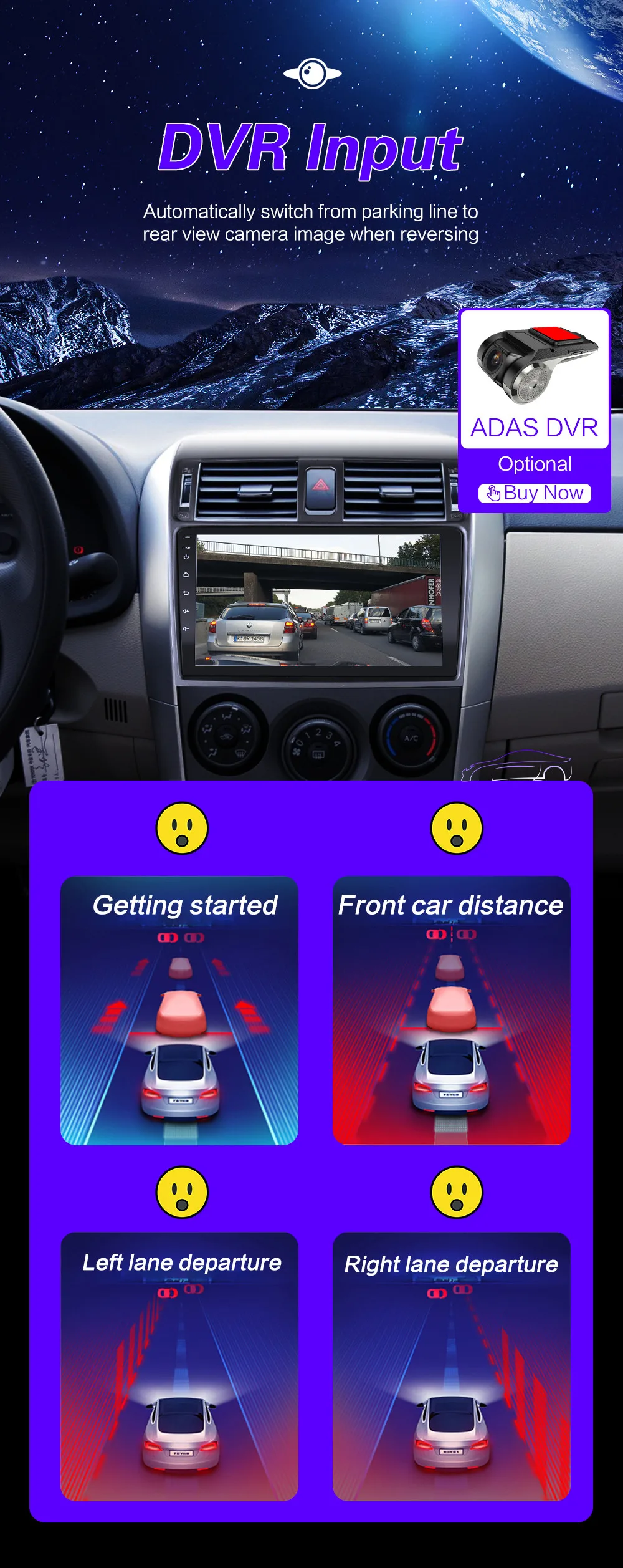 Car Radio Multimedia Video Player Mirror Link For Toyota Corolla E140/150 2008 2009 2010 2011 2012 2013 No Android 2 DIN