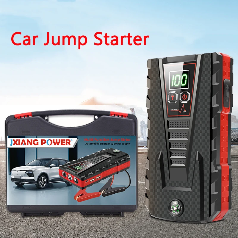 

12V 32800mAh Car Jump Starter Power Bank Portable Fast Charger for Phone Tablet Auto Jumper Engine Battery Car Emergency Booster